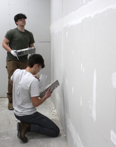 Students at work